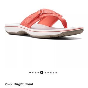 Clarks Bright Coral Sandals